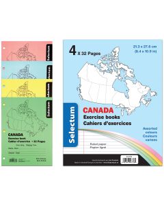 Selectum - Stitched Exercise Books - Pack of 4