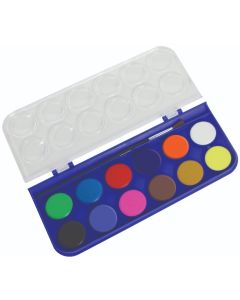 Ensemble d’aquarelle lavable – 12 couleurs