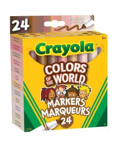 Crayola&reg; Colors of the World&trade; Markers - 24 Assorted