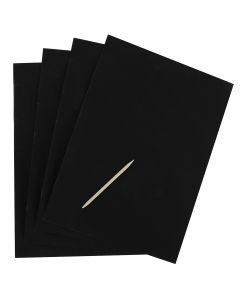 Spectrum Scratch Board Art Rainbow - 21.6 cm x 27.9 cm (8.5" x 11") - Pack of 10