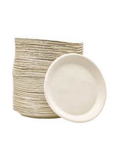 Assiettes en papyrus de  22,3 cm - Paquet de 100