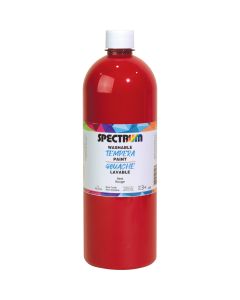 Spectrum Tempera Paint - 1 L (32 oz) - Red