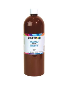 Gouache lavable Spectrum, 1 L (32 oz) - Brun