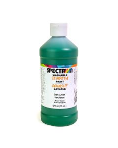 Spectrum Washable Tempera Paint - 473 mL (16 oz) - Dark Green