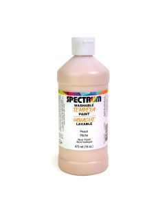 Spectrum Washable Tempera Paint - 473 mL (16 oz) - Peach