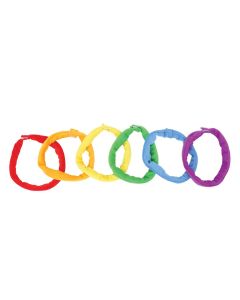 Bandes à mâcher multicolores - Ensemble de 6