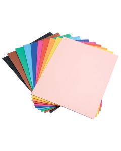 Railroad Board Assortment - 4 Ply - 22" x 28" - Pack of 100 - Assorted Colours