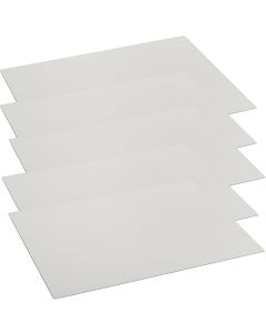 Plastic Mirror - 7.5 cm x 12.5 cm - Set of 5