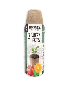 Jiffy&reg; Peat Pots Round 3" (7.6 cm) - Pack of 15