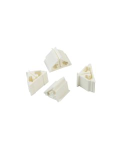 Supports blancs pour miroir - Paquet de 20