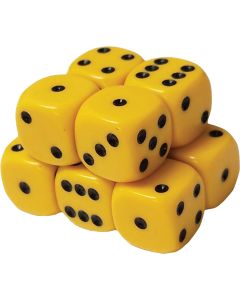 Spectrum Standard 1.6 cm Dice - Set of 36 - Yellow