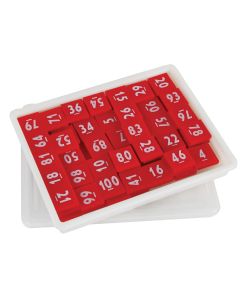 Tuiles pour grille de nombres - 125 pcs