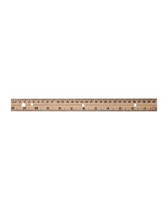 Règle scolaire à double échelle (30 cm)