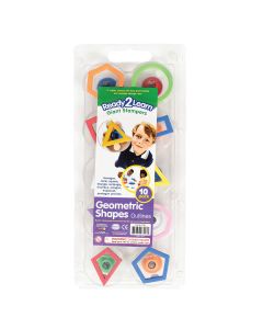 Timbres géants pour tracer des formes géométriques - Ensemble de 10