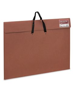 Portfolio d'artiste en carton rouge à poignée - 51 cm x 66 cm (20" x 26")