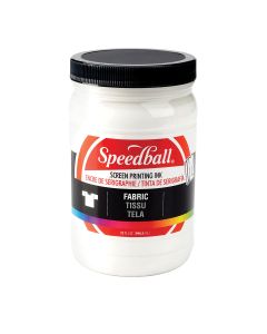 Encre à base d'eau Speedball® pour la sérigraphie sur tissu - 946 ml (32 oz) - Blanc