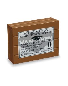 Pâte à modeler Van Aken® Plastalina™, 453 g (1 lb) - Terre cuite