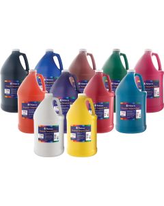 Gouache Nasco® de qualité supérieure, 3,8 L (128 oz) - Ensemble de 11