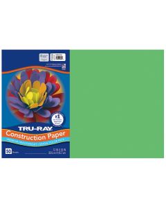Papier construction Tru-Ray® résistant à la décoloration, 50 feuilles de 30,5 cm x 46 cm - Vert festif