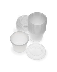 Utility Cups and Lids - 163 mL (21.57 oz) - Pack of 25