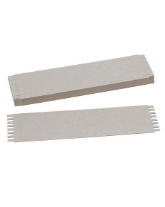 Métiers à tisser à large encoche, en carton gris, 8,25 cm x 33 cm (3¼" x 13") - Paquets de 12