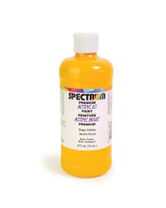 Spectrum Premium Acrylic Paint - 473 mL (16 oz) - Deep Yellow