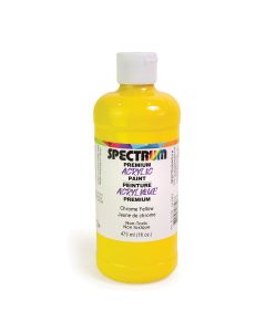 Peinture acrylique Premium de Spectrum, 473 ml (16 oz) - Jaune de chrome (Acacia)