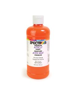 Spectrum Premium Acrylic Paint - 473 mL (16 oz) - Chrome Orange