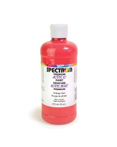  Peinture acrylique Premium de Spectrum, 473 ml (16 oz) - Rouge de phtalo