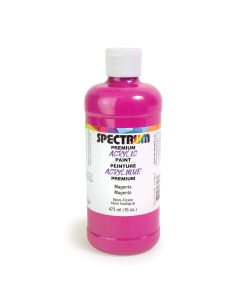 Peinture acrylique Premium de Spectrum, 473 ml (16 oz) - Magenta