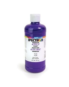 Peinture acrylique Premium de Spectrum, 473 ml (16 oz) - Violet