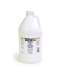 Peinture acrylique Spectrum, 1,9 L (64 oz), de qualité supérieure - Blanc de titane
