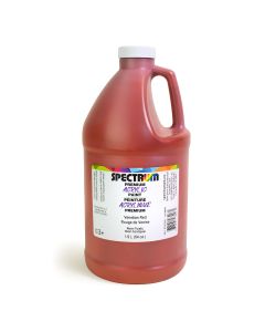 Peinture acrylique Spectrum, 1,9 L (64 oz), de qualité supérieure - Rouge de Venise