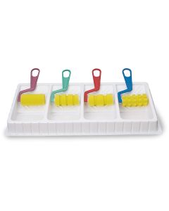 Ensemble de rouleaux en mousse avec plateau