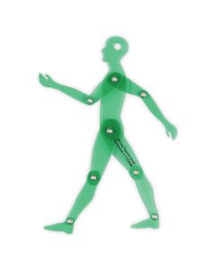 Silhouette humaine articulée pour le dessin de postures - 17 cm x 0,075 cm (6¾" x 0,03")