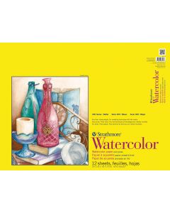 Strathmore&reg; 300 Series Watercolour Pad - 12 Sheets, 140 lb - 18" x 24"