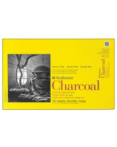 Strathmore&reg; 300 Series Charcoal Tape-bound Pad - 11" x 17" - 64 lb.