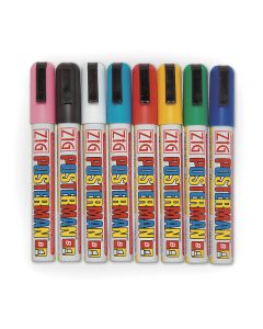 8 marqueurs à peinture Posterman&trade; Zig&reg; - Pointe biseautée