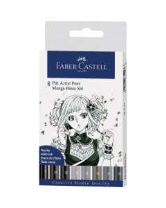 PITT&reg; Manga Pens - Set of 8