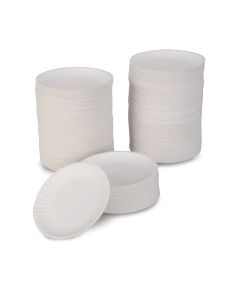 Assiettes en papier, 15 cm (6") - Caisse de 1000