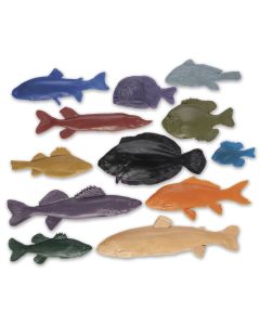 12 répliques de poisson Life/form&reg; Nasco