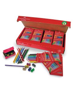 Faber-Castell&reg; colour Grip coloured EcoPencils - School Pack of 288