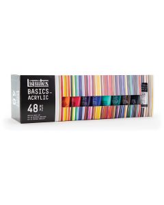 Ensemble de 48 tubes de peinture acrylique Liquitex® Basics™ - 22 ml (¾ oz)
