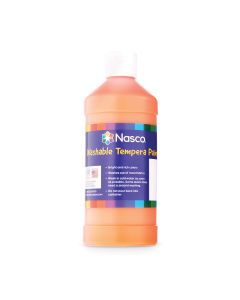 Nasco® Economy Washable Tempera Paint - 473 mL (16 oz) - Orange