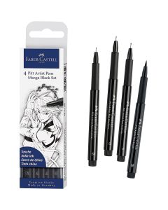 PITT&reg; Manga Drawing Pens - Set of 4