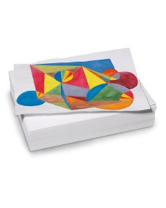 White All Media Drawing Paper - 9" x 12", 50 lb.
