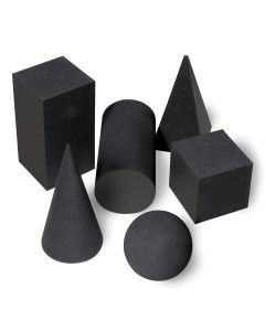 Nasco Geometric Solids - Black
