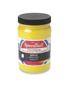 Speedball&reg; Permanent Acrylic Screen Printing Ink (946 mL / 32 oz) - Medium Yellow
