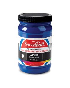 Speedball&reg; Permanent Acrylic Screen Printing Ink (946 mL / 32 oz) - Process Cyan