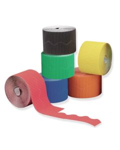Pacon&reg; Bordette&reg; Rolls colour Assortment - 2-1/4" x 50 ft.